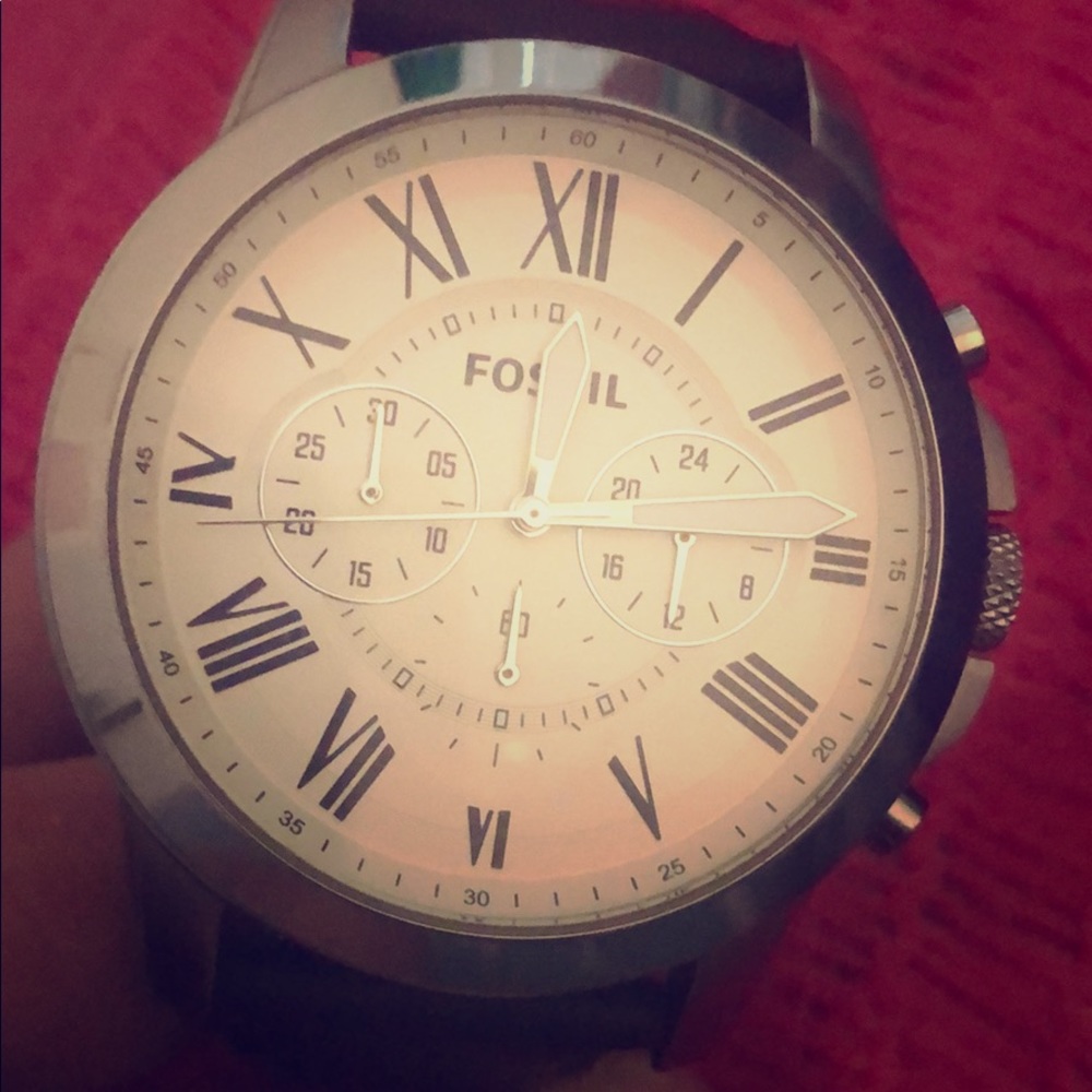 Fossil 5am men's watch pretty much new